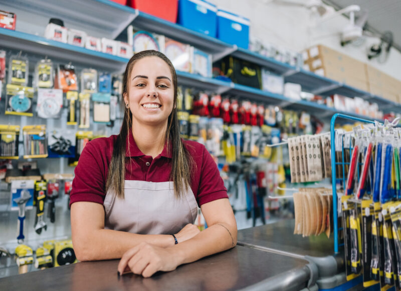 Funciones del dependiente de tienda
